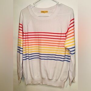 Striped Multicolor Sweater. Size XL